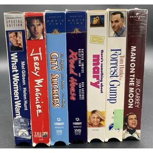 Lot of 7 Classic VHS Movies Special Editions - Road House, Jerry Maguire‎ & more